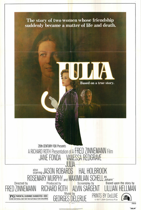 julia 1977 one sheet poster folded